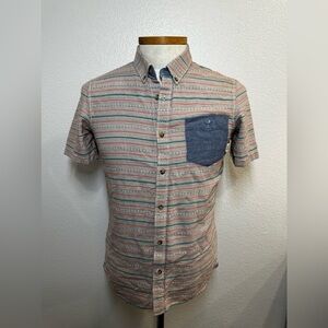 Mens Small Vans Button Up Shirt NorthWest Desert
